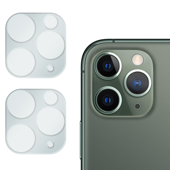 2x ERBORD μετριασμένο γυαλί για την κάμερα για να iPhone 11 Pro