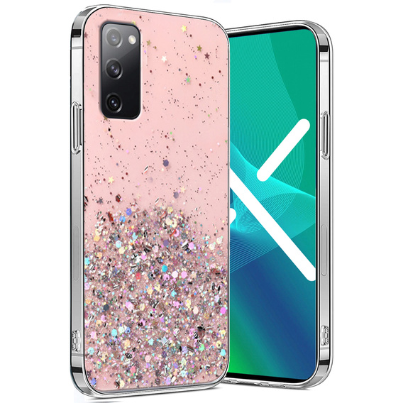 Θήκη για Samsung Galaxy S20 FE, Glittery, ροζ