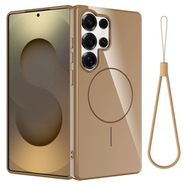 Θήκη για Samsung Galaxy S25 Ultra, GKK Leather, μαύρη