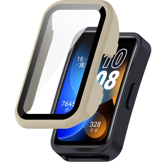 2w1 Etui + Szkło do Huawei Honor Band 6 / 7, Różowe