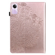θήκη με πτερύγιο για Xiaomi Redmi Pad SE 11", flower, ροζ