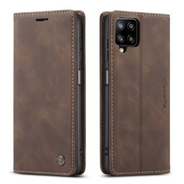 θήκη CASEME για Samsung Galaxy A12 / M12 / A12 2021, Leather Wallet Case, καφές
