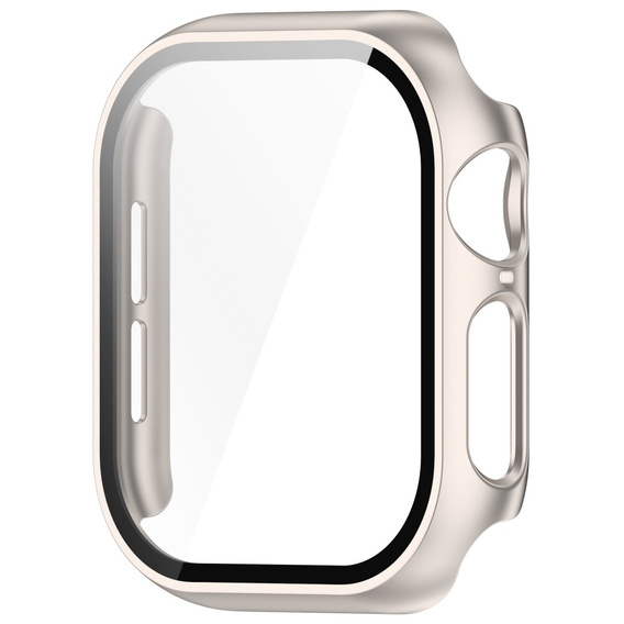 2w1 Etui + Szkło Hartowane Case do Apple Watch 7 / 8 41MM, Czarne