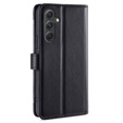 Θήκη με πτερύγιο για Samsung Galaxy A54 5G, Wallet Zipper Pocket, μαύρη