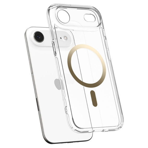 Θήκη Spigen Ultra Hybrid MagSafe για iPhone Air, Διαφανής / Χρυσή