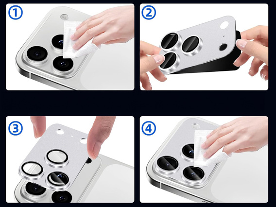 2x Γυαλί ERBORD για την νησίδα των συσκευών για iPhone 17 Pro Max