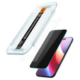 Spigen Glas.TR "EZ FIT" γυαλί σκλήρυνσης της ιδιωτικής ζωής HD για iPhone Air (2 τμχ)