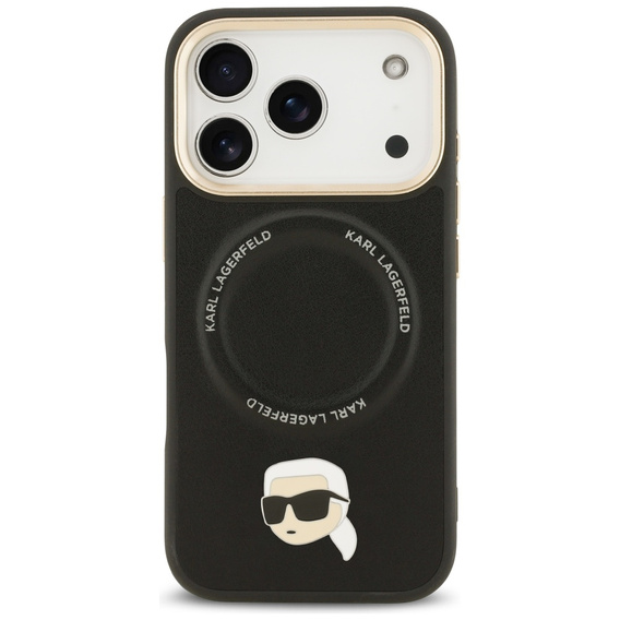 Θήκη Karl Lagerfeld Big Strap Karl Metal Logo MagSafe για iPhone 17 Pro