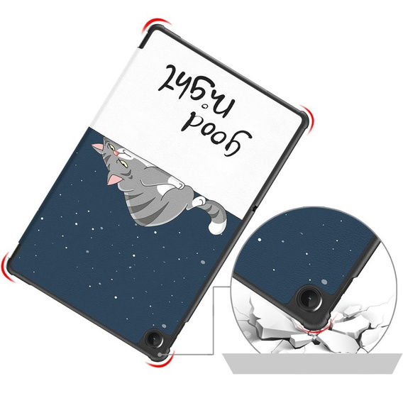 Θήκη για Lenovo Tab M10 Plus 10.6 TB-125F / TB-128F 3 Gen, Smartcase, sleeping cat