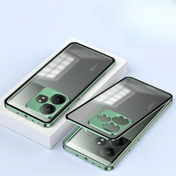 Θήκη για Realme GT 6 / 6T, Frame Case, πράσινη