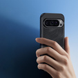 θήκη DuxDucis για το Google Pixel 9 / Google Pixel 9 Pro, Aimo Case, διαφανής / μαύρη