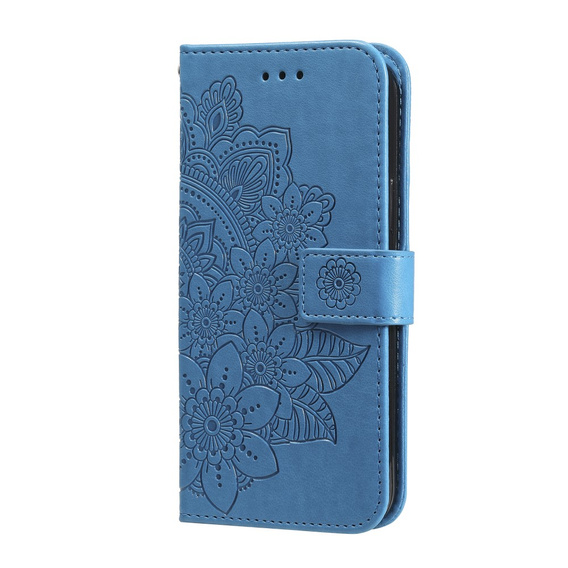 Θήκη με πτερύγιο για Samsung Galaxy A13 4G, Mandala Flower, μπλε