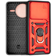 Θήκη για Xiaomi Poco F7 Pro, CamShield Slide, κόκκινη