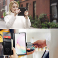 θήκη CASEME για Samsung Galaxy Note 10 Plus, Waxy Textured, μαύρη