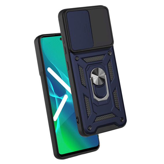 Θήκη για Oppo Reno 6 5G, CamShield Slide, μπλε