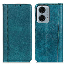Θήκη για Motorola Moto G24 / G24 Power / G04, Wallet Litchi Leather, μπλε