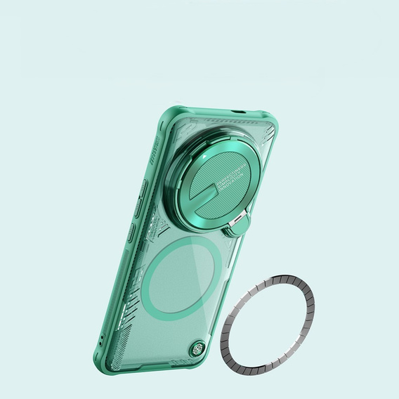 Θήκη για Xiaomi 14 Ultra, θωρακισμένη Nillkin, Icelade Prop, για Magsafe, πράσινη