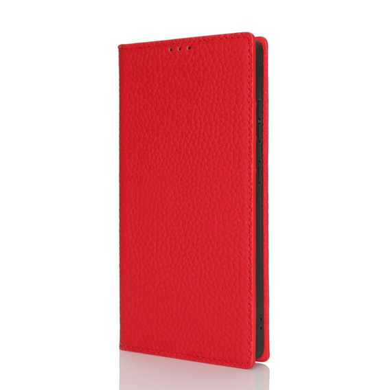 Θήκη με πτερύγιο για Samsung Galaxy S25 Ultra, Litchi Skin Grain, κόκκινη