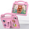 Παιδική θήκη για iPad mini 8.3" 2021 (6 gen.) / iPad mini 8.3" 2024 (7 gen.), Cute Patterns, με βάση, ροζ