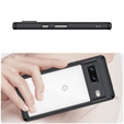 Θήκη για Google Pixel 7 5G, Fusion Hybrid, με προστασία κάμερας, διαφανής / μαύρη