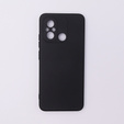 Θήκη για Xiaomi Redmi 12C, Silicone Lite, μαύρη