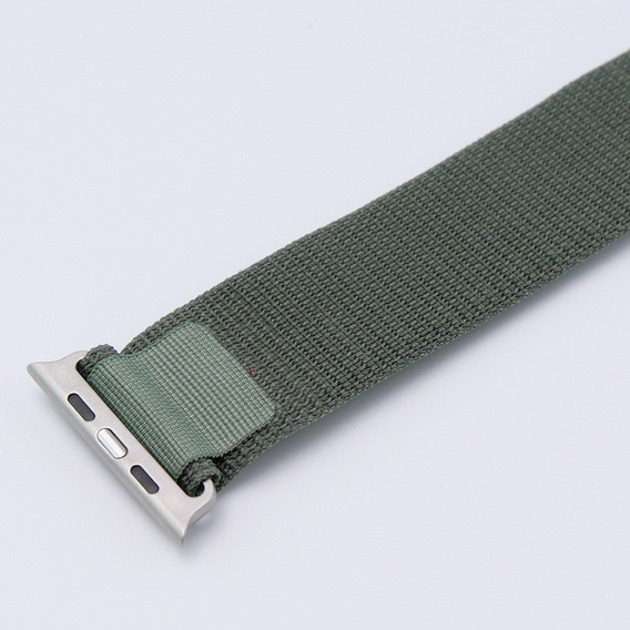 Λουράκι νάιλον για Apple Watch 1/2/3/4/5/6/7/8/SE/ULTRA 42/44/45/49mm, Πράσινο