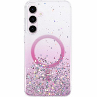 θήκη για Samsung Galaxy S24+ Plus, Glittery, για MagSafe, ροζ