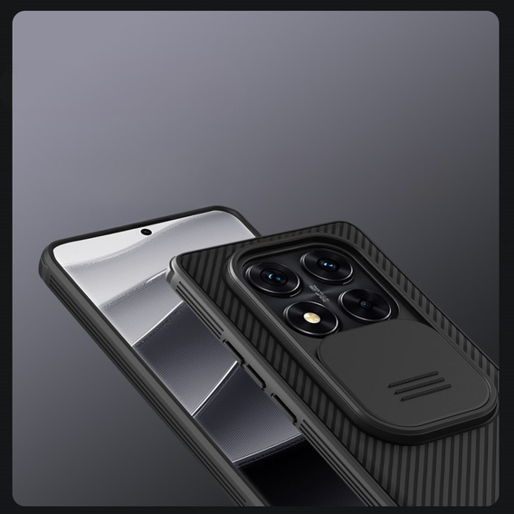 Θήκη για Xiaomi Redmi Note 14 Pro 5G / Xiaomi Poco X7 5G, θωρακισμένη Nillkin, CamShield Pro, μαύρη