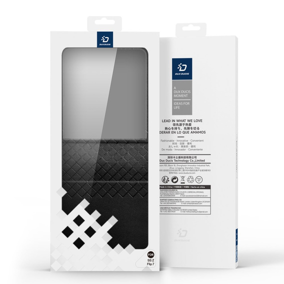 Θήκη Dux Ducis για Samsung Galaxy Z Flip7 5G, Bril, μαύρη