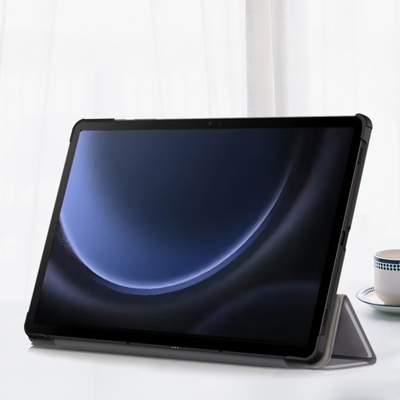Θήκη για Samsung Galaxy Tab S9 FE+ Plus, Smartcase με χώρο για γραφίδα, γκρι