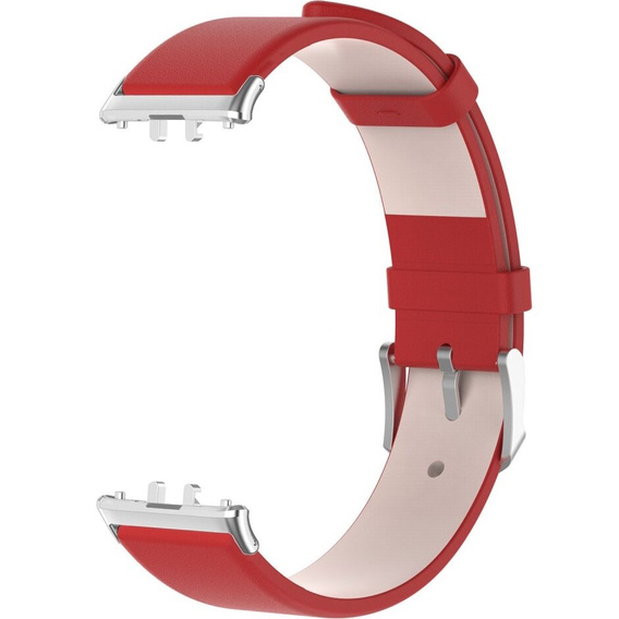Δερμάτινο λουράκι για Samsung Galaxy Fit 3, Κόκκινο