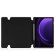 Θήκη πληκτρολογίου για Samsung Galaxy Tab S10 Lite / S10 FE / S9 FE, Rotary 360° Leather, μαύρη