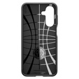 θήκη Spigen για Samsung Galaxy A16 4G/ 5G, Rugged Armor MagSafe, μαύρη + μετριασμένο γυαλί 9H