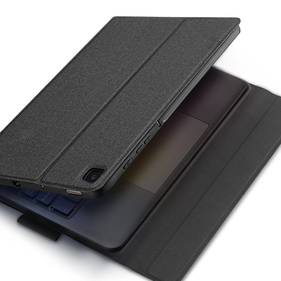 Θήκη + πληκτρολόγιο Samsung Galaxy Tab S6 Lite P610/P615 2020, S6 Lite 2022 10.4, Dux Ducis Magnetic, μαύρη