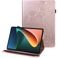 θήκη με πτερύγιο για Lenovo Tab M10 Plus 10.6 Gen 3 TB-125F TB-128F, flower, ροζ rose gold