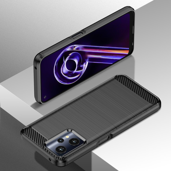Θήκη για Realme 9 Pro / OnePlus Nord CE 2 Lite 5G, Carbon, μαύρη