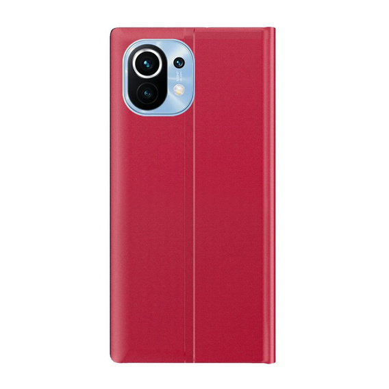 Η αναδιπλούμενη θήκη για το Xiaomi Mi 11, Side View, κόκκινη