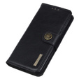 KHAZNEH θήκη RFID για Motorola G85 5G, Litchi Texture, μαύρη