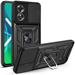 Θήκη για Oppo A17, CamShield Slide, μαύρο