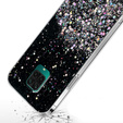 Θήκη για Xiaomi Redmi Note 9S / 9 Pro, Glittery, μαύρη