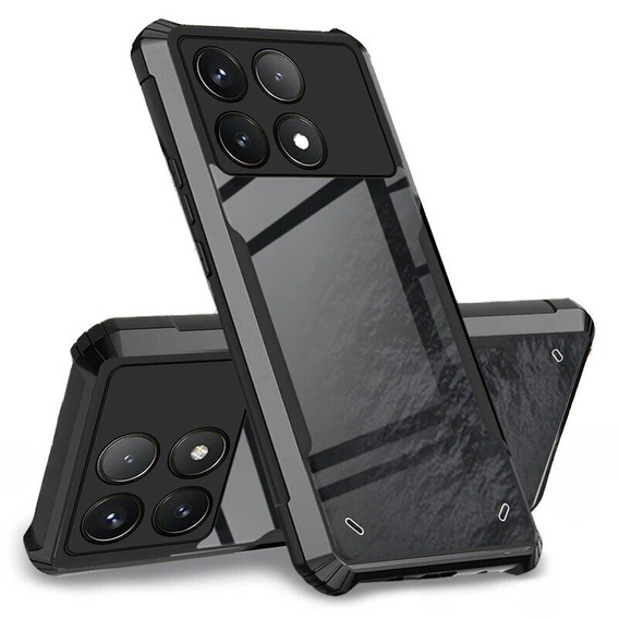 Θήκη για Xiaomi Poco F6 Pro, AntiDrop Hybrid, μαύρη
