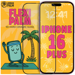 9D Flexi Palm κεραμικό γυαλί για iPhone 16 Plus