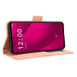 Θήκη με πτερύγιο για T Phone 2 Pro 5G, Card Slot, ροζ