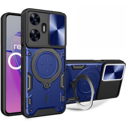 Θωρακισμένη θήκη για Realme C55, CamShield Slide, ασημένια