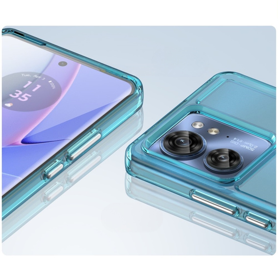 Θήκη για Motorola Edge 40, Fusion Hybrid, μπλε