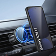Θήκη για Samsung Galaxy S24 FE, Leather Hybrid MagSafe, χρυσή