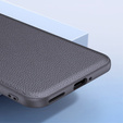 Δερμάτινη θήκη για Honor Magic 6 Pro 5G, leather hybrid, γκρι