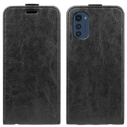 Θήκη με πτερύγιο για Motorola Moto E32 4G, Flip, μαύρη