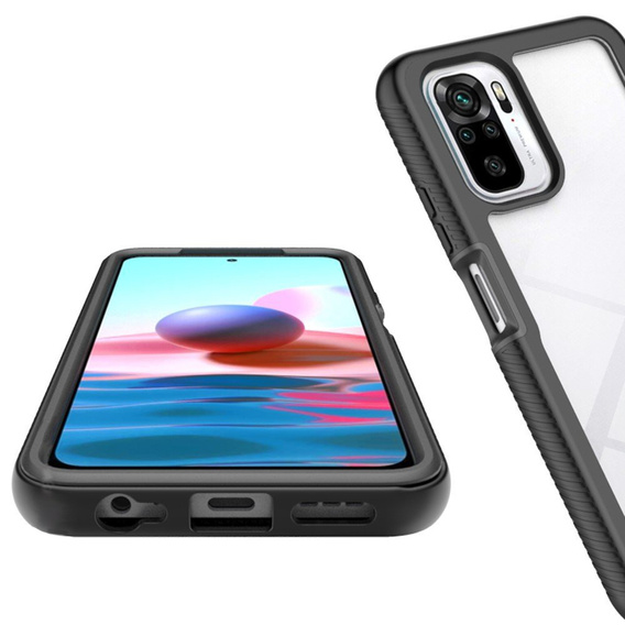 Θήκη για Xiaomi Redmi Note 10 / 10S, Shockproof, με μεμβράνη, μπλε