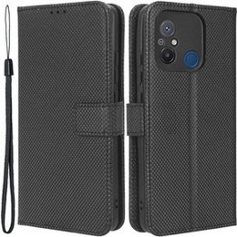 Θήκη με πτερύγιο για Xiaomi Redmi 12C, Wallet, Smart Magnet, μαύρη